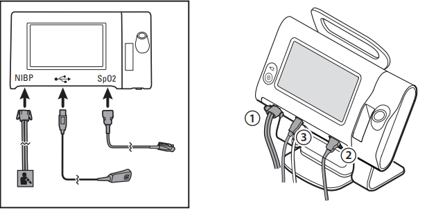 Hillrom Dst Welch Allyn Connex Spot Monitor Desk Stand Guide