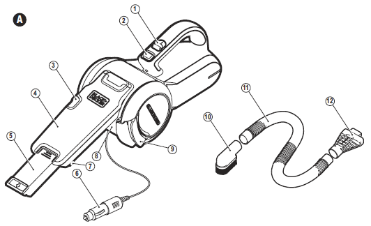 Black Decker Pivot Auto Vac Owner Manual Manuals Clip