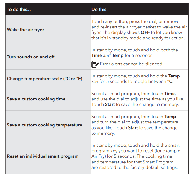 How do I adjust temperature and cooking time on the Instant Pot Vortex?