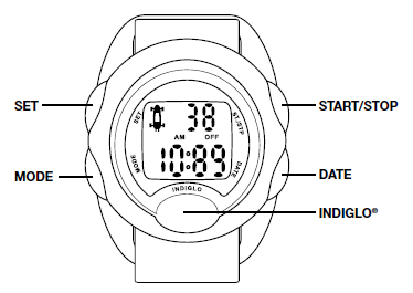 Timex TIMEX KIDS (DIGITAL) User Manual fig 1