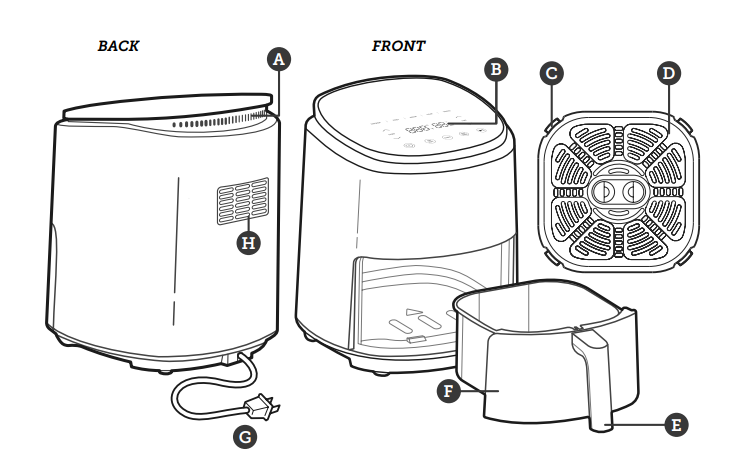 Cosori CAF-LI401S 4.0-Quart Air Fryer User Manual - Manuals Clip