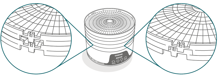 Corsori Food Dehydrator (CFD-N051-W) Modification to Filament