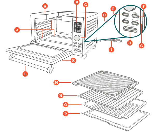 Cosori-Smart-Air-Fryer-Toaster Oven-image-8