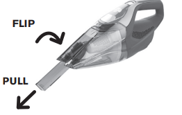 Dirt Devil BD30025B Quick Flip Plus Cordless Hand Vacuum