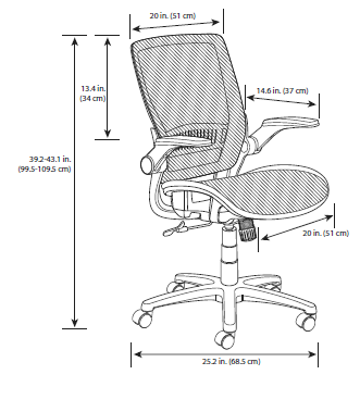 Insignia-NS-FPAMC23 -Mesh-Office-Chair-Image-9