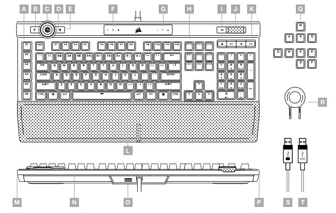 Corsair K100 RGB Gaming Keyboard User Manual - Manuals Clip