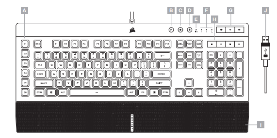 Corsair K55 RGB PRO Gaming Keyboard User Manual - Manuals Clip