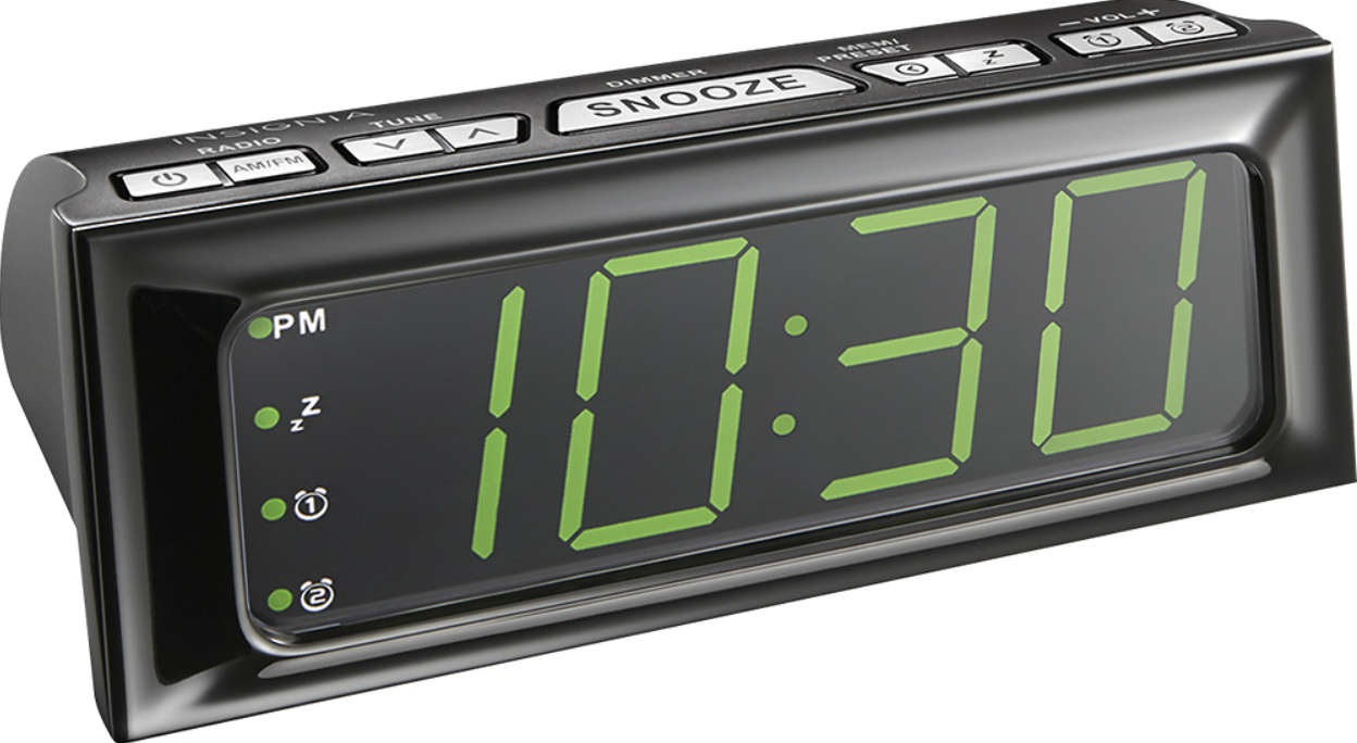 Insignia Digital AM/FM Clock Radio User Guide - Manuals Clip