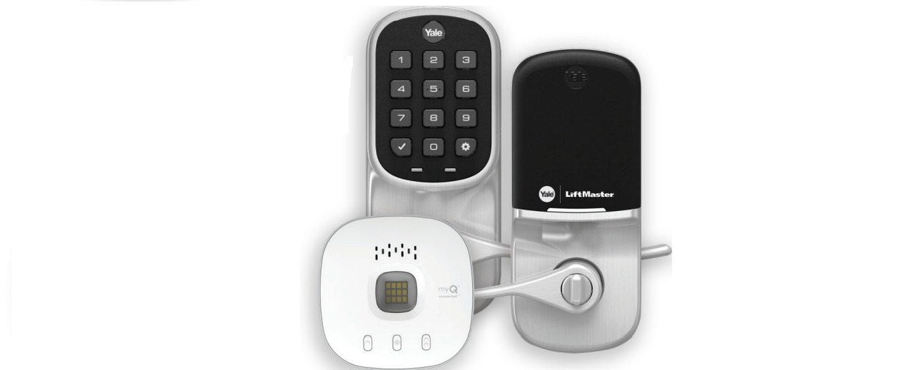LiftMaster-LMLEVPACK-SN-Smart-Keypad-Lever-Lock-With-Smart-Garage-Control-User-Guide-Feature-Image