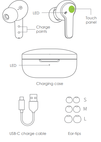 BOOMPODS Bassline Compact True Wireless Earbuds User Guide - Manuals Clip