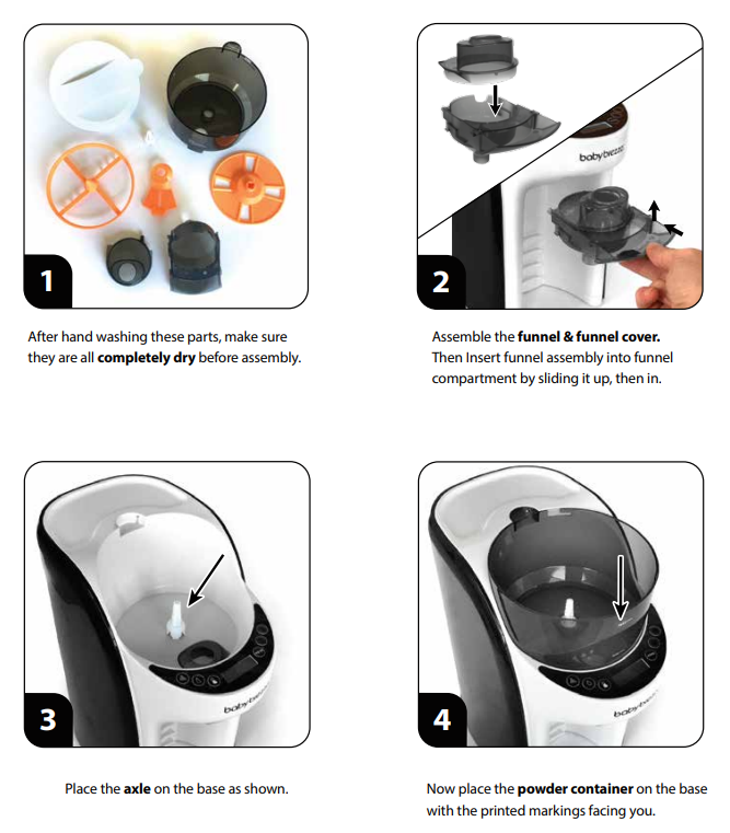 Baby Brezza FRP0046 Formula Pro Advanced User Manual Manuals Clip