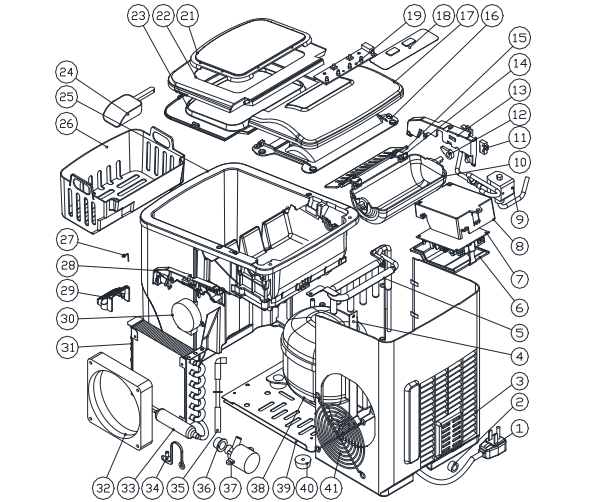 AGLUCKY HZB-12-230V Ice Maker Machine User Manual - Manuals Clip