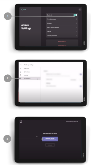 Neat MTR Scheduling Panel For Microsoft Teams User Guide - Manuals Clip