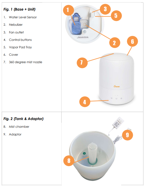 Crane EE-6000 3-in-1 Top FIll Humidifier User Manual - Manuals Clip