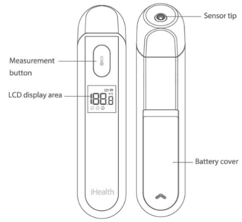 iHealth PT2L Infrared Digital No-Touch Thermometer User Manual ...