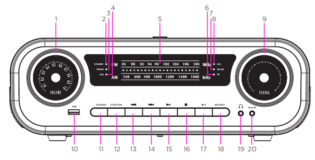 Brooklyn-BTR9-Retro-Radio-Turntable-Fig1